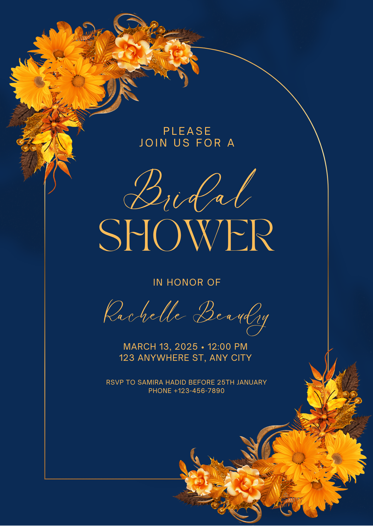 Bridal Shower Invitation Card