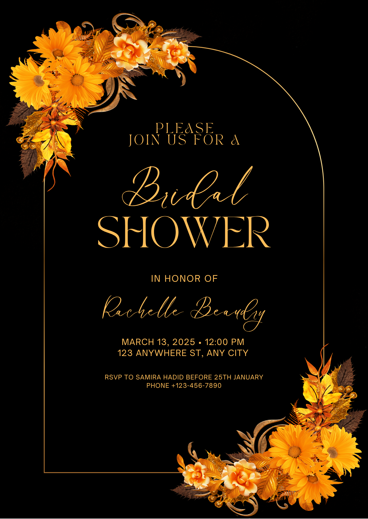 Bridal Shower Invitation Card